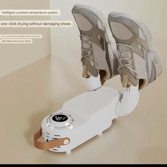 Foldable Shoe Dryer with Intelligent Timer – Quick-Dry Hot Air Shoe Warmer & Deodorizing Footwear Dryer
