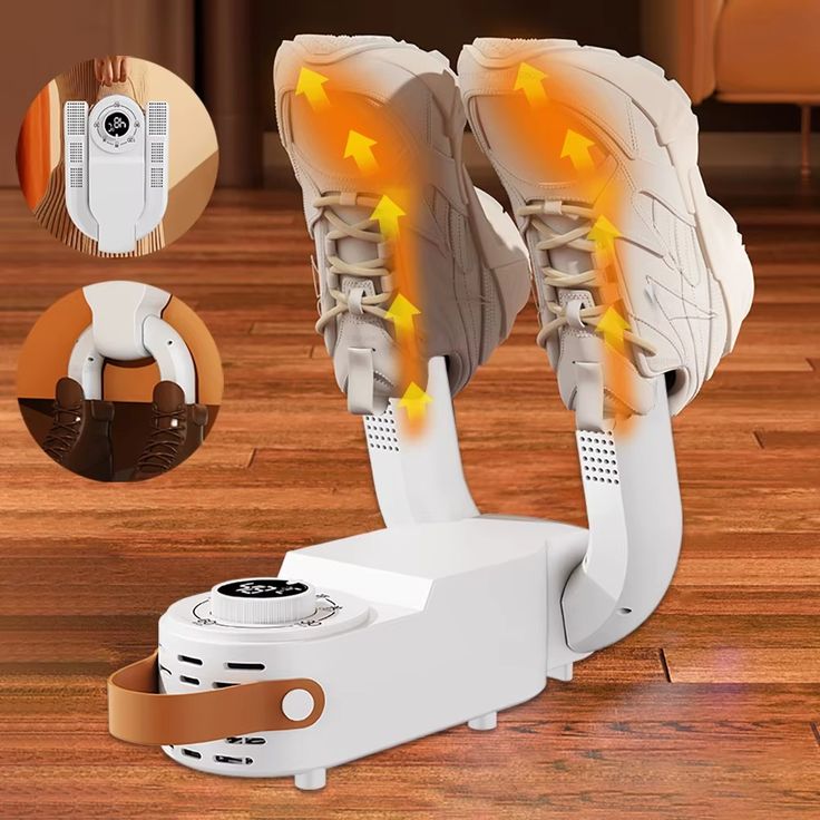 Foldable Shoe Dryer with Intelligent Timer – Quick-Dry Hot Air Shoe Warmer & Deodorizing Footwear Dryer